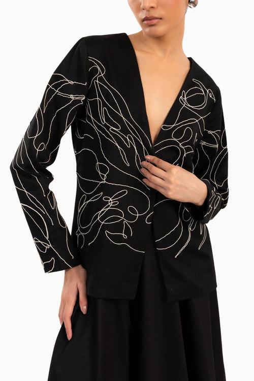 Oceane Black Blazer