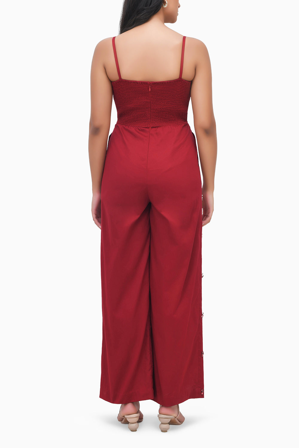 Queen of Hearts Red Jumpsuit