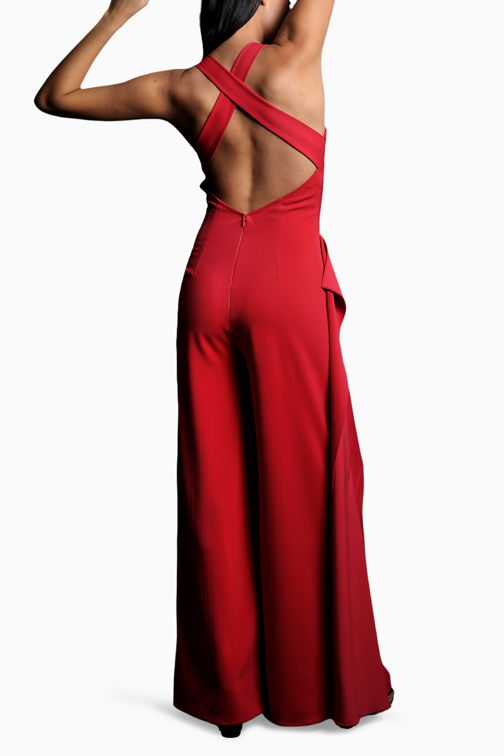 Crimson Chic Jumpsuit