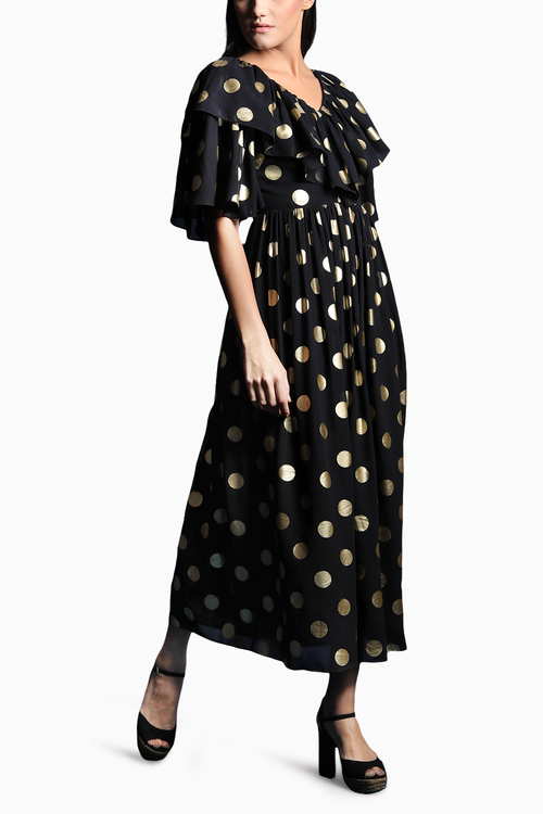 Dotted Elegance Dress