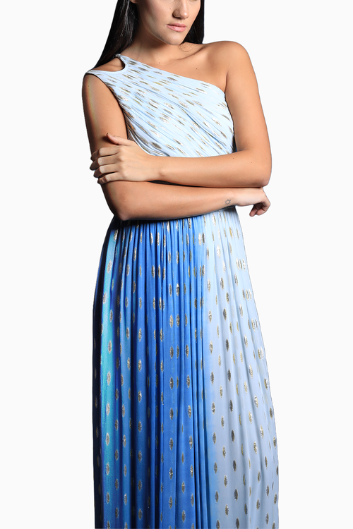Serene Symphony One Shoulder Gown