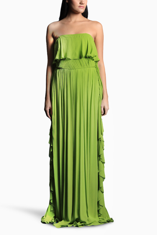 Enchant Green Off-Shoulder Gown
