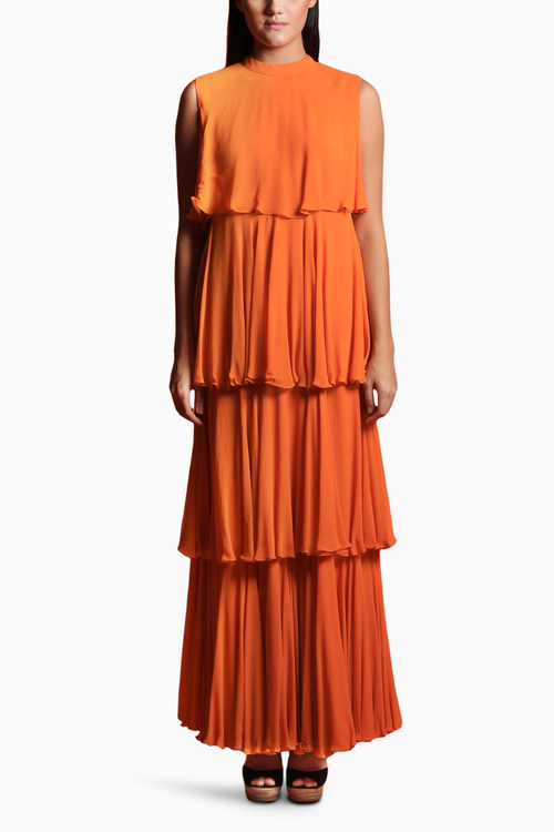 Sunset Splendor Maxi Gown
