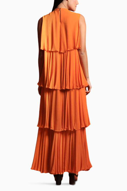 Sunset Splendor Maxi Gown