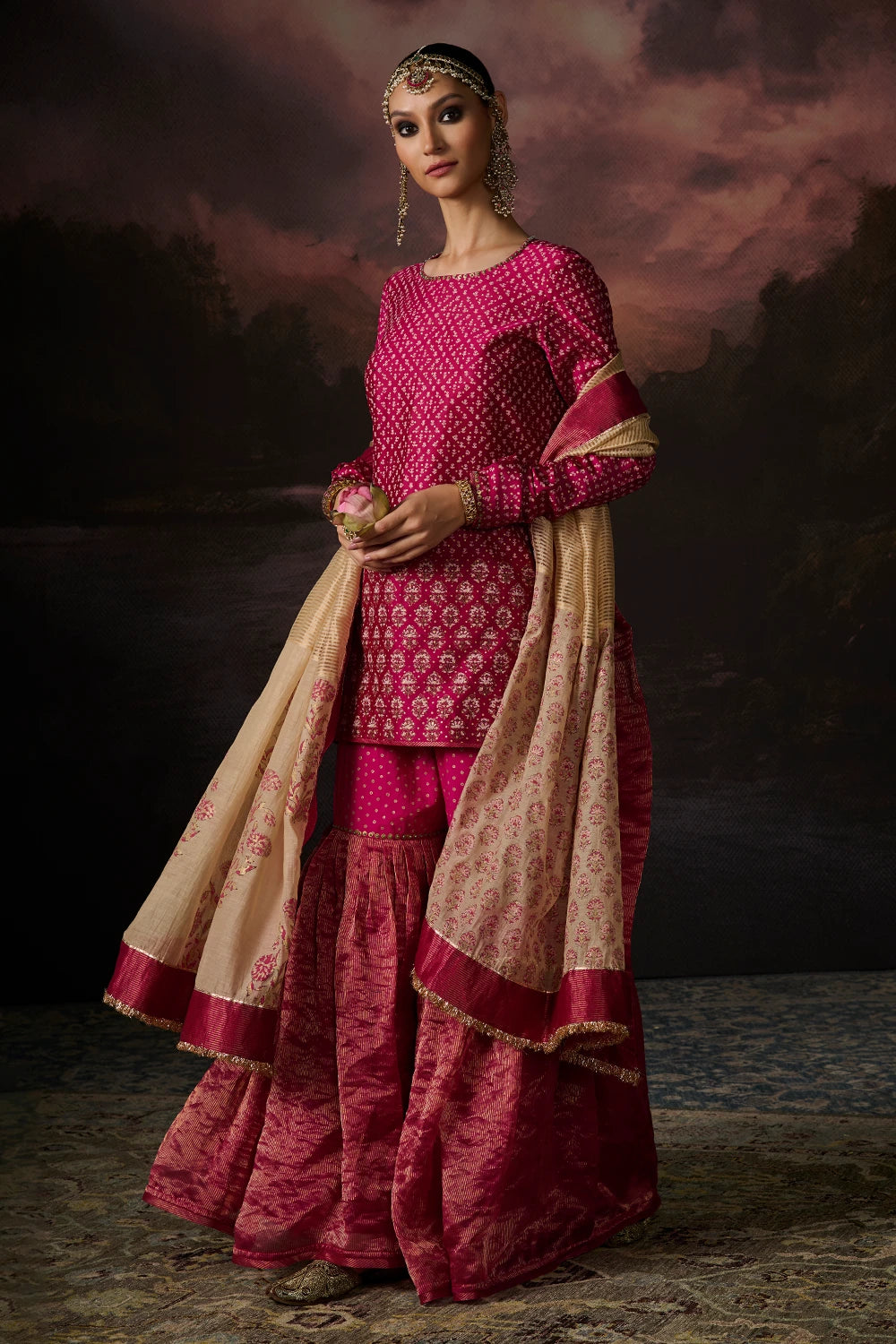 Aafreen Rani Pink Kurta Set