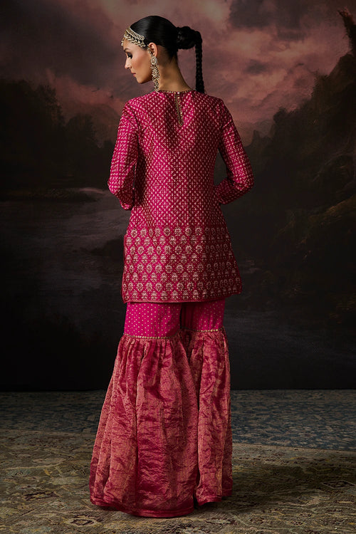 Aafreen Rani Pink Kurta Set