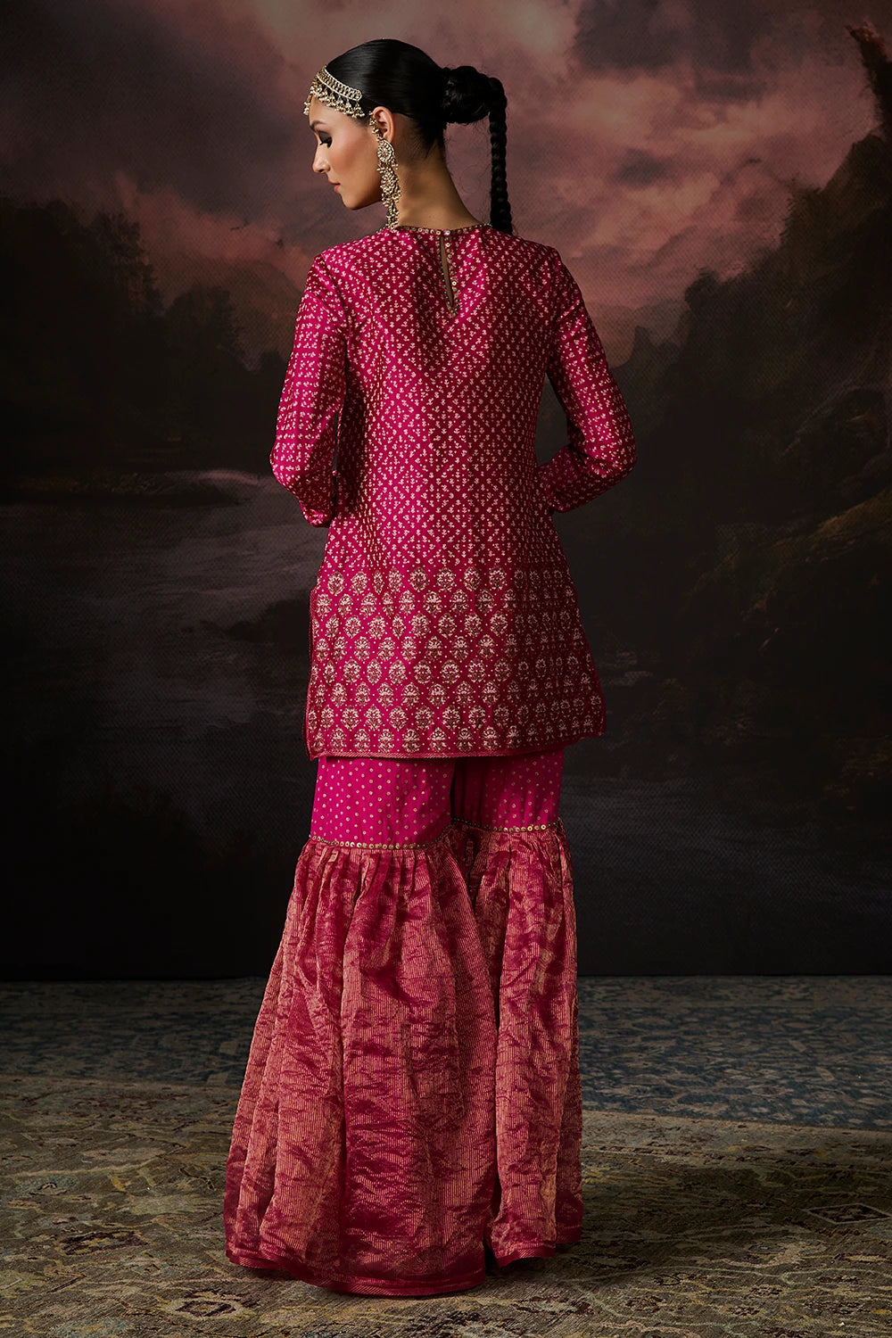 Aafreen Rani Pink Kurta Set