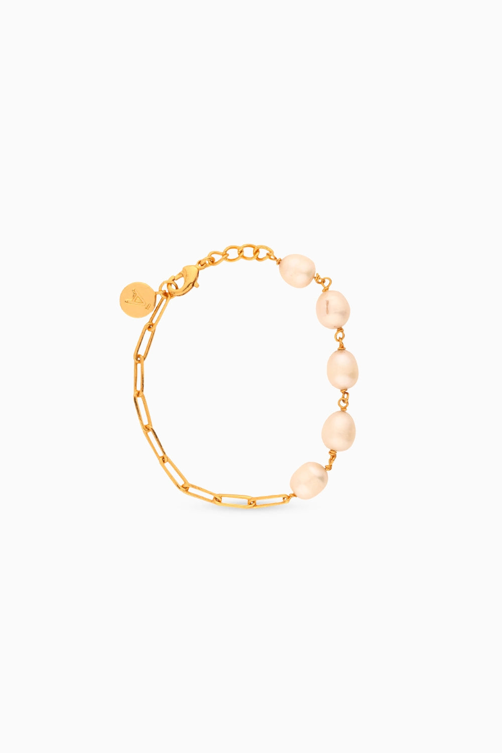 Linked Pearl Bracelet