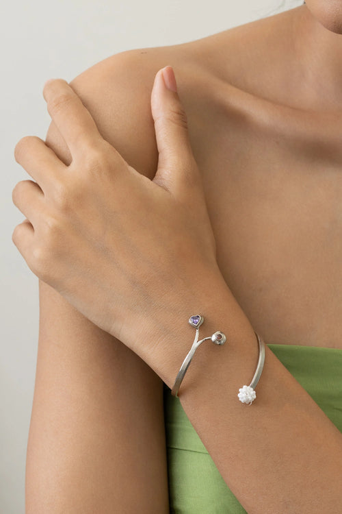 Silver Stone Kada
