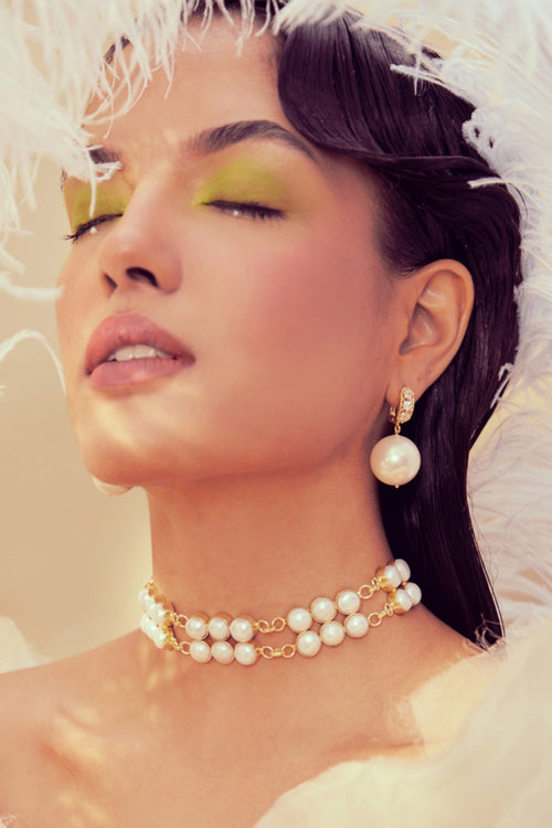 Golden Glam Hoops