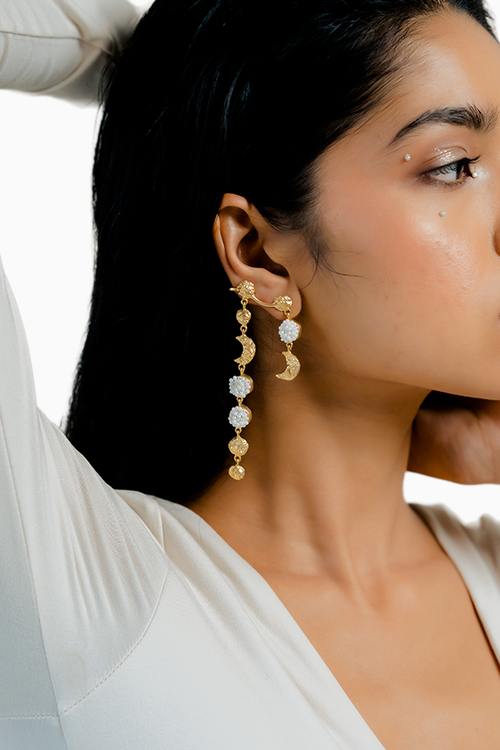 Golden Chandni Earrings