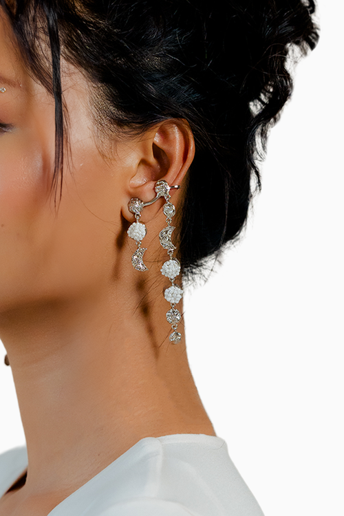 Silver Chandni Earrings
