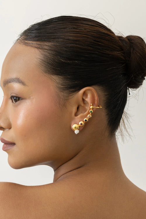 Gold Summer Slice Cuffs