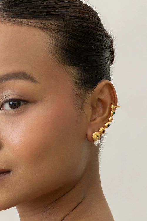 Gold Summer Slice Cuffs