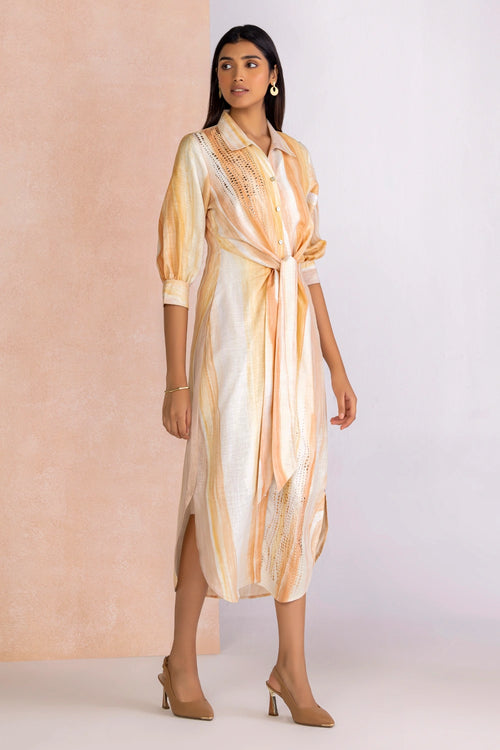 Agate Amber Tie Dress