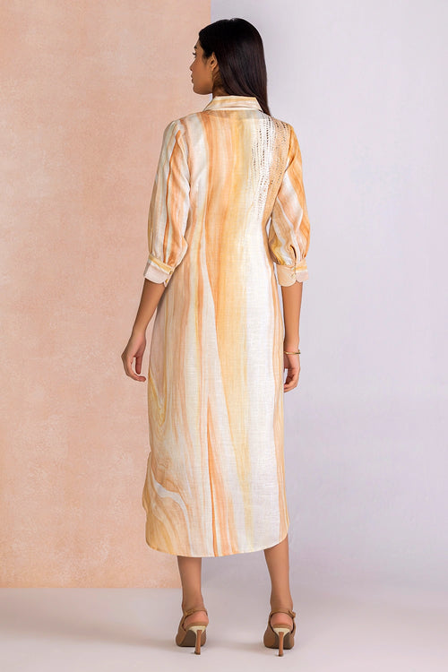 Agate Amber Tie Dress