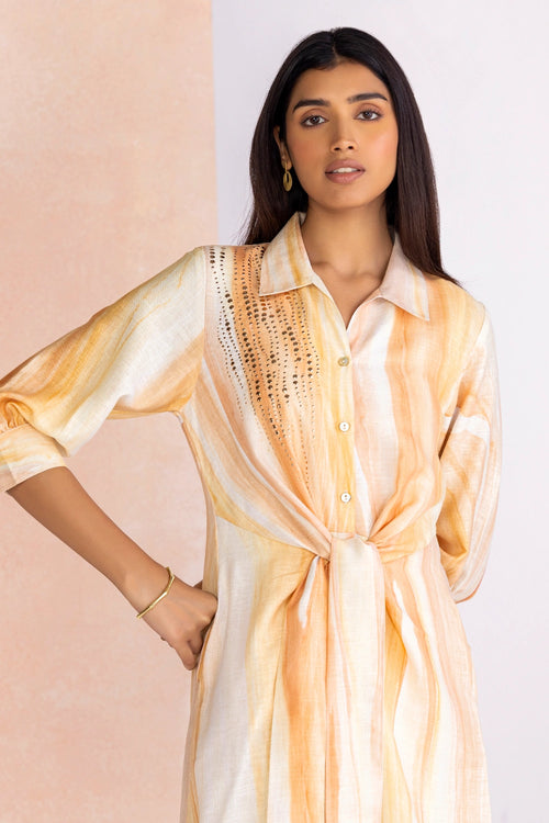 Agate Amber Tie Dress