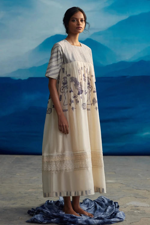 Erica Quilted Yoke Dress
