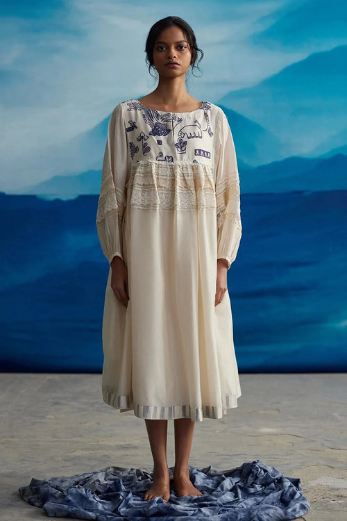 Ambretta Square Sleeve Dress
