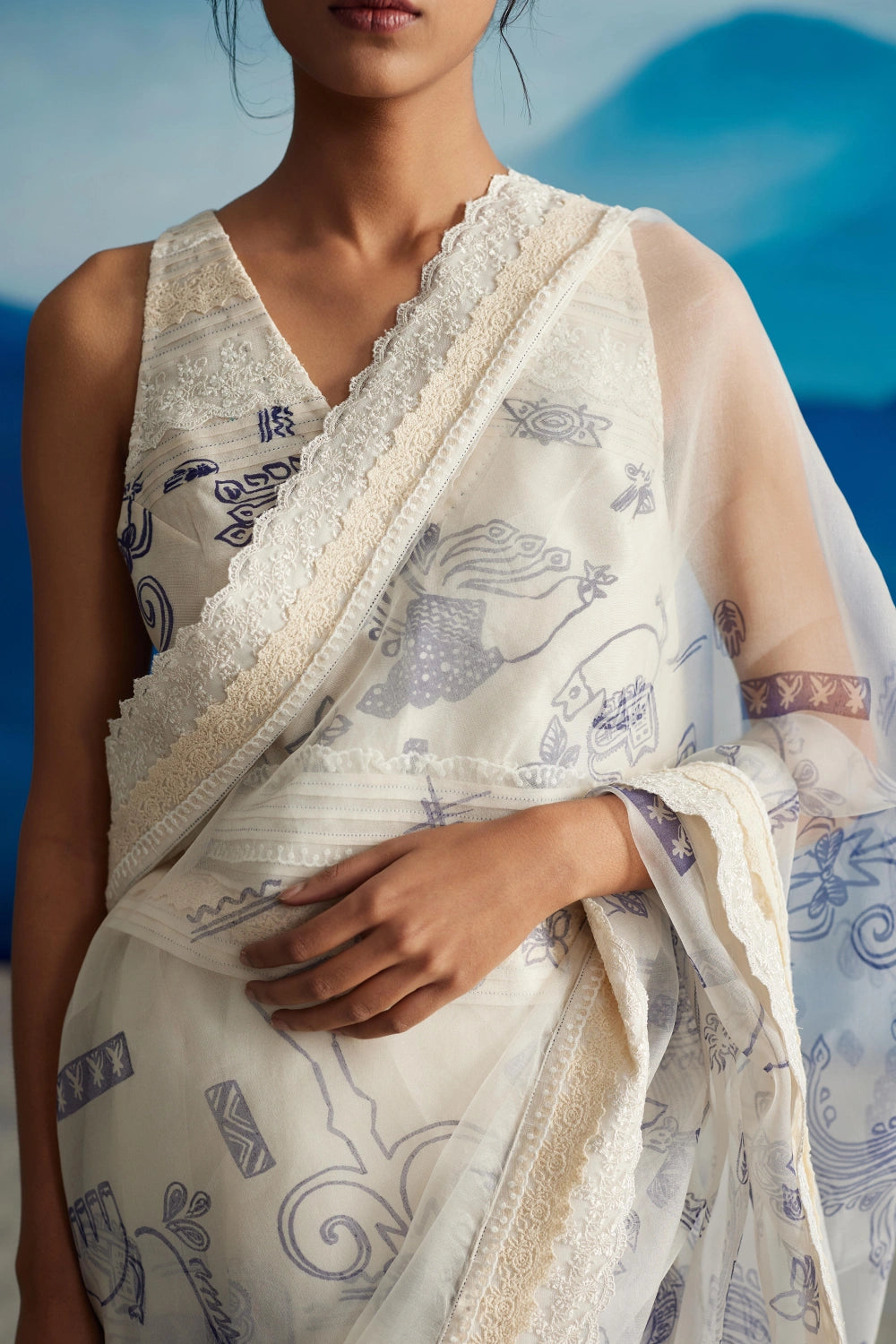 Ambrosia Organza saree