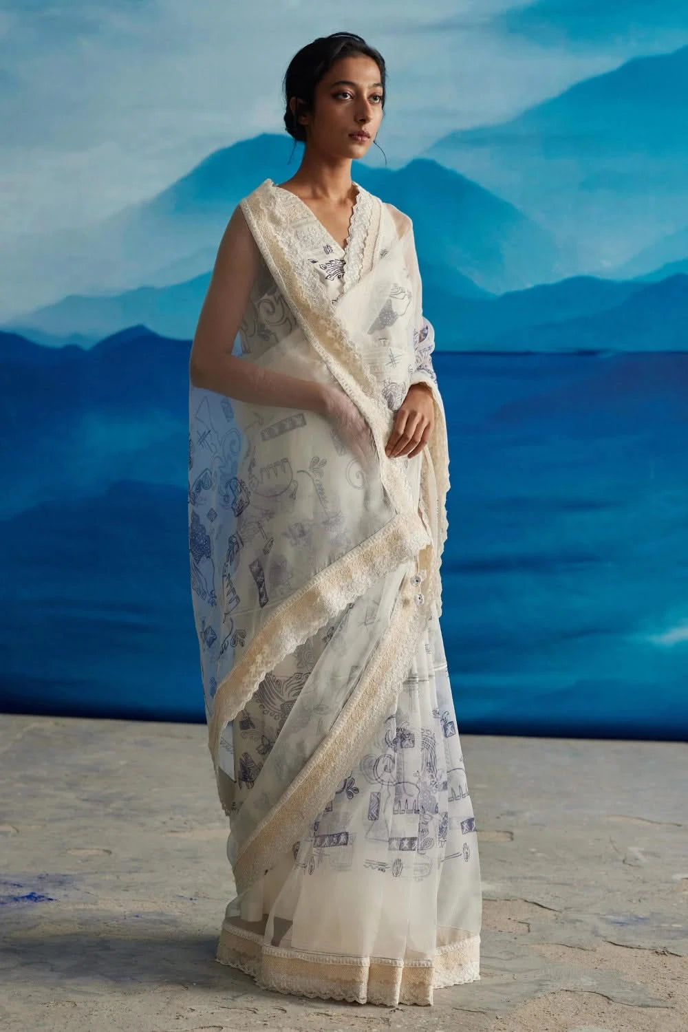 Ambrosia Organza saree