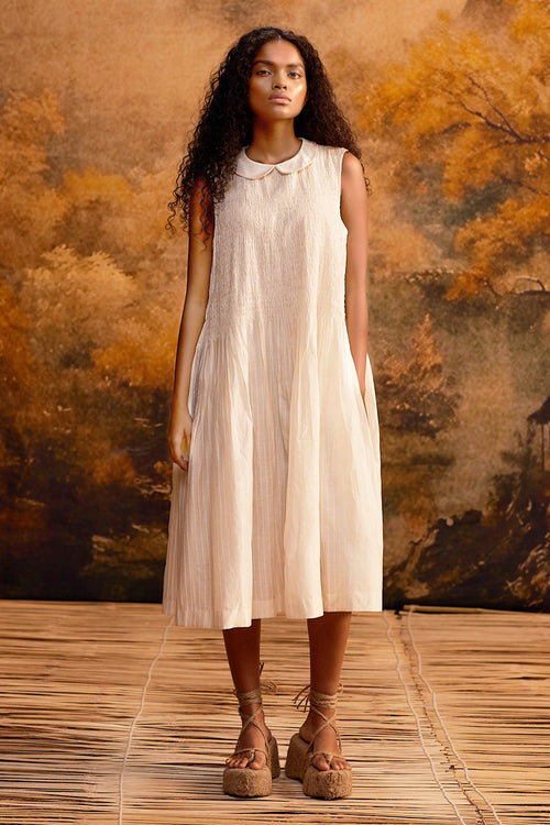 Shibui Stripe Ruching Dress