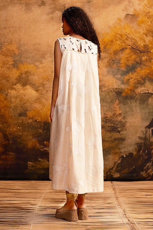 Kujaku Knife Pleat Dress