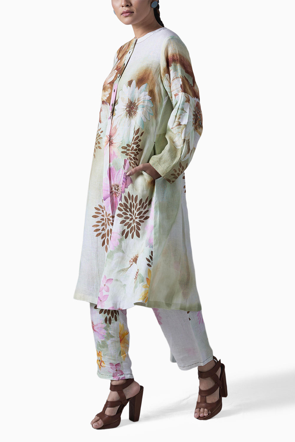 Chestnut Kurta Set