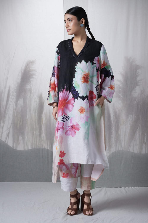 Frangipani Kurta Set