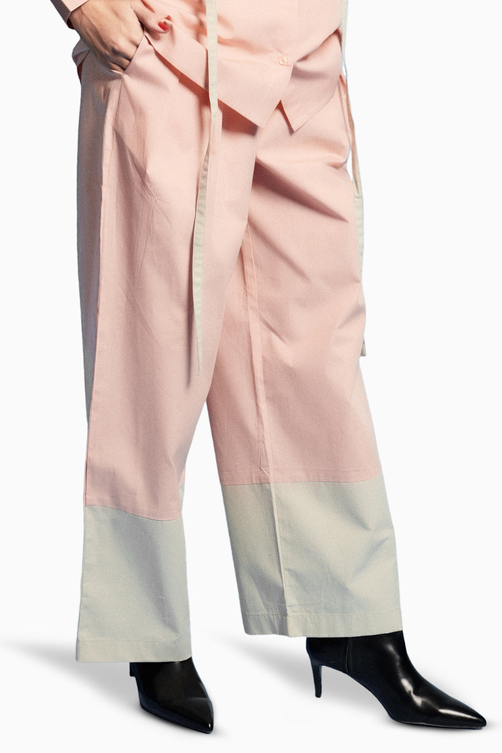 Dusty Pink Shirt With Pants