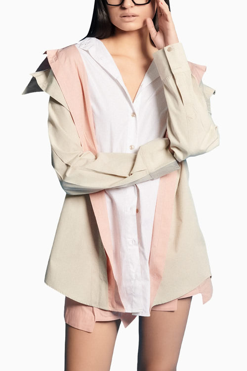 Three Layered Poplin Shirt