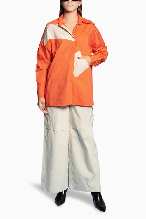 Orange Mud Shirt With Pants