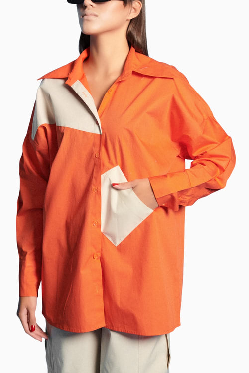 Orange Mud Blocking Shirt