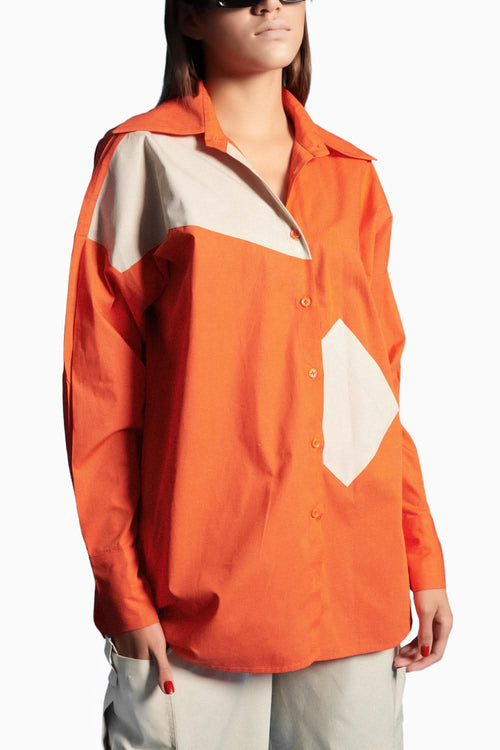 Orange Mud Shirt With Pants