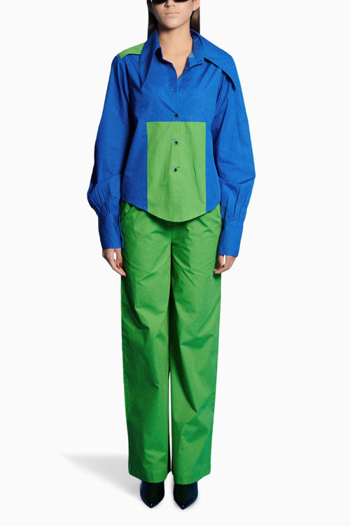 Rectangular Block Shirt With Pants