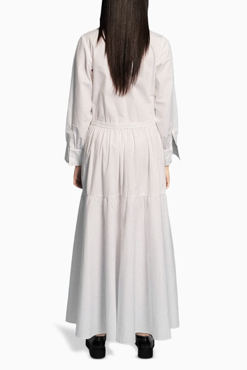 Two Tier Embroidered Long Dress