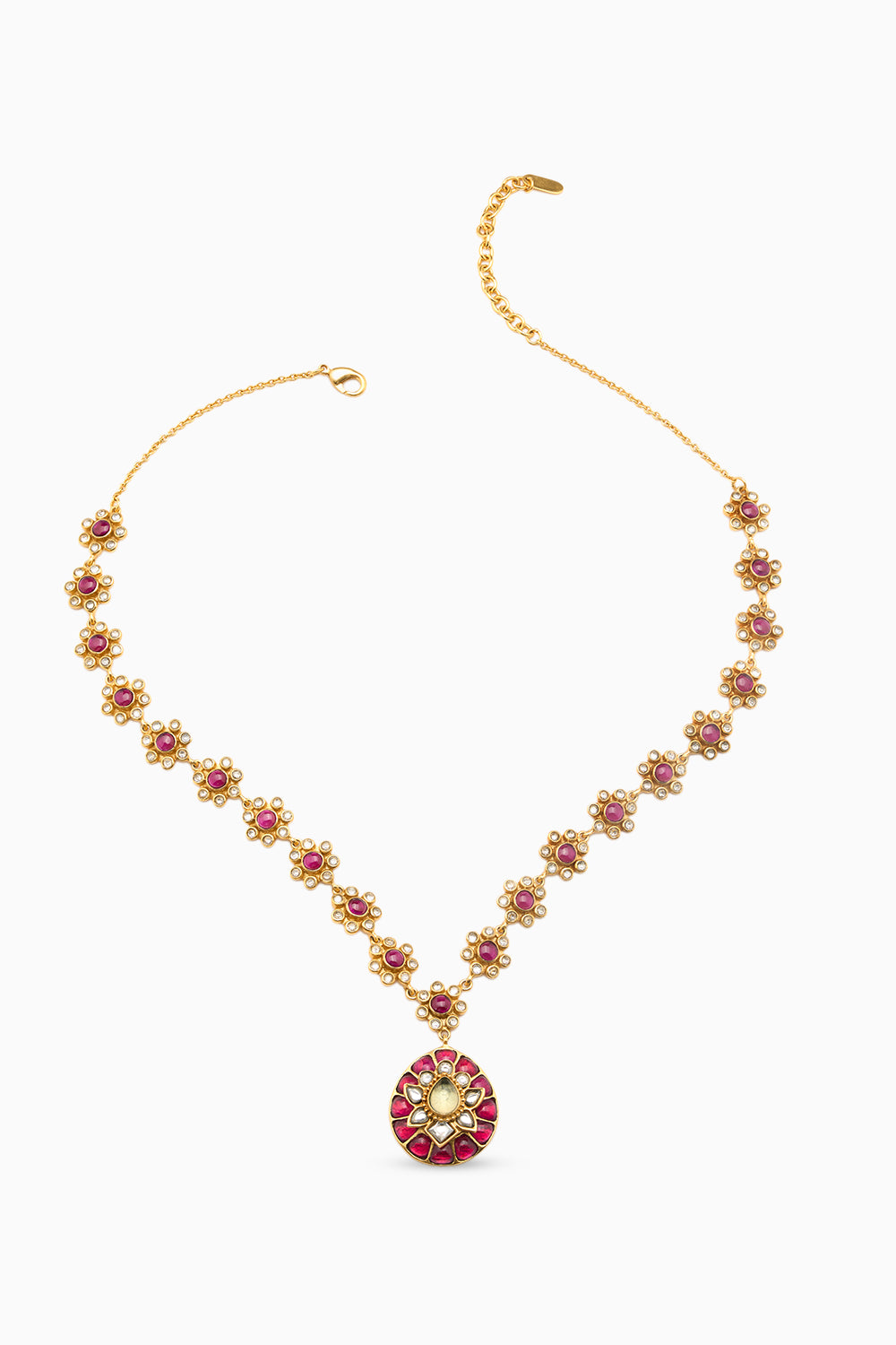 Gulmohar Crimson Necklace