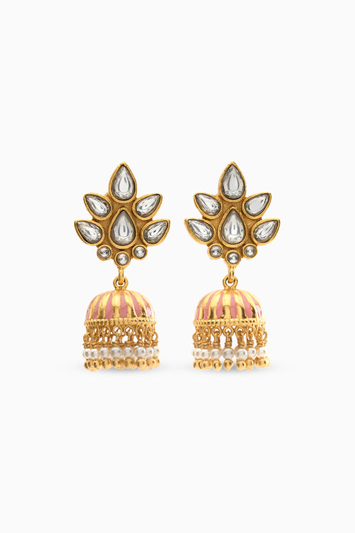 Gulmohar Jhumkis