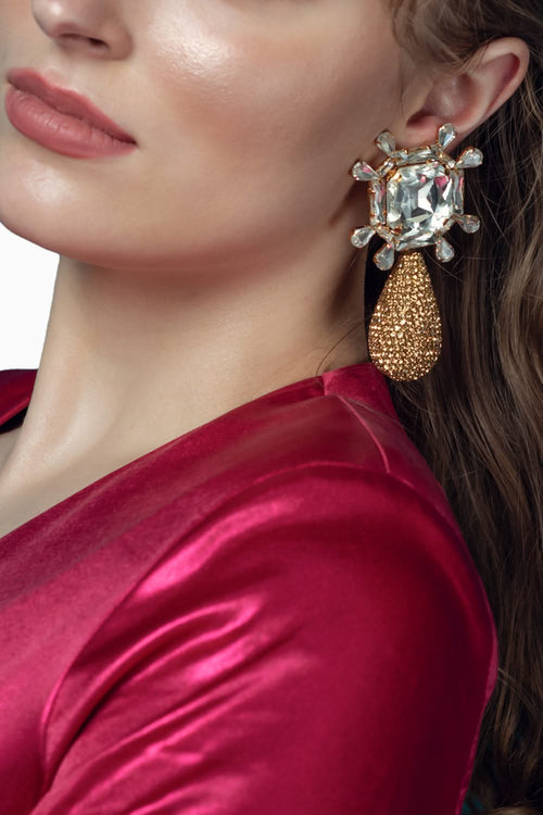 Aster Earrings in Gold