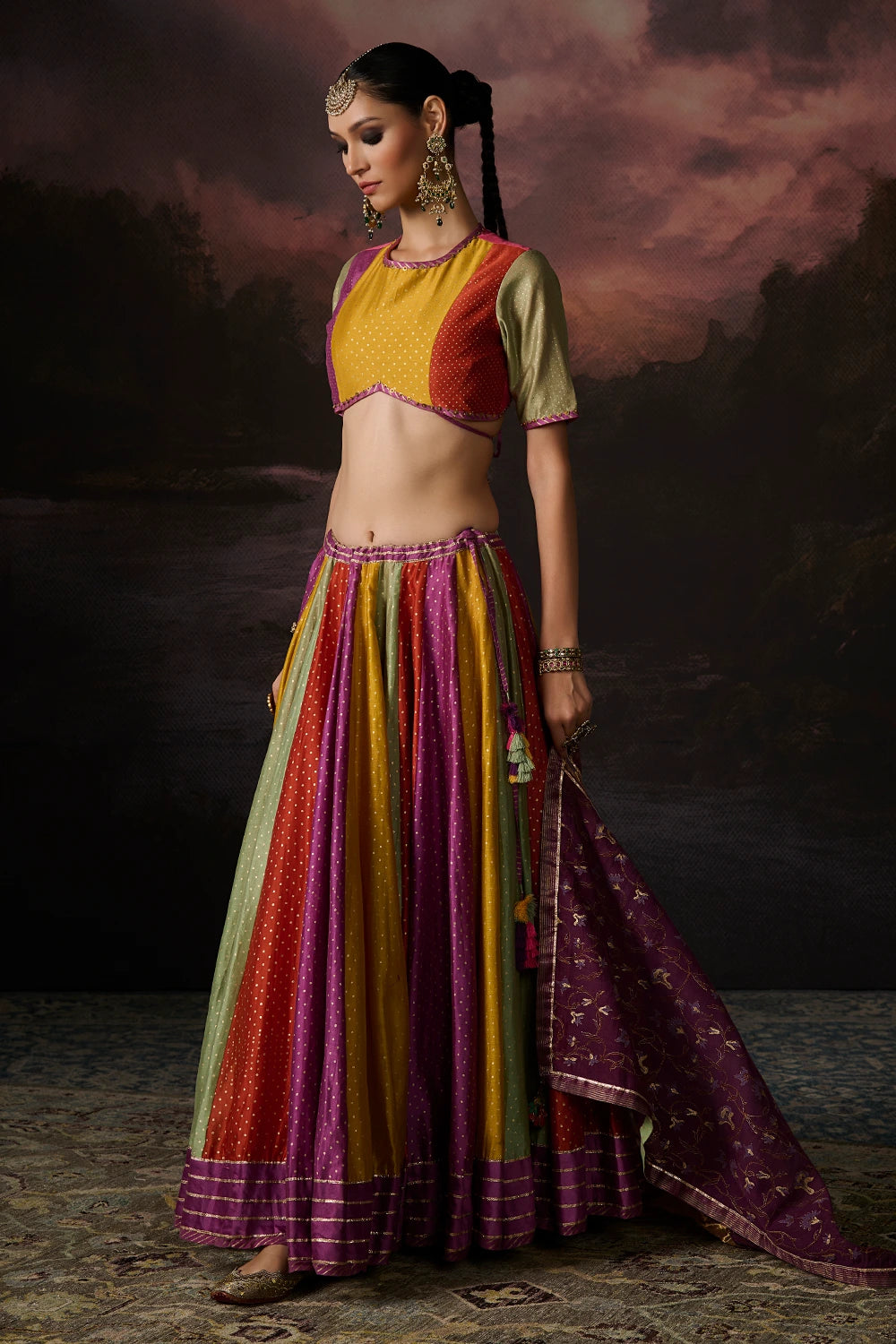Amal Multicolor Lehanga