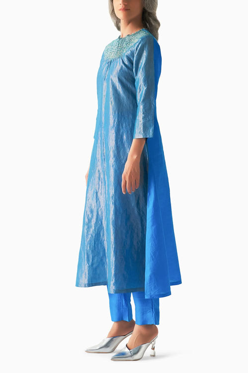 Methyl Blue Metallic Sector Coord Set
