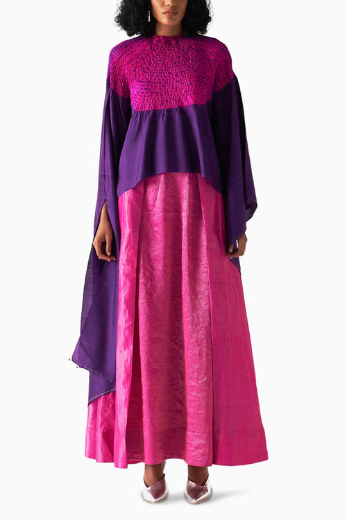 Purple Rani Sector Drape