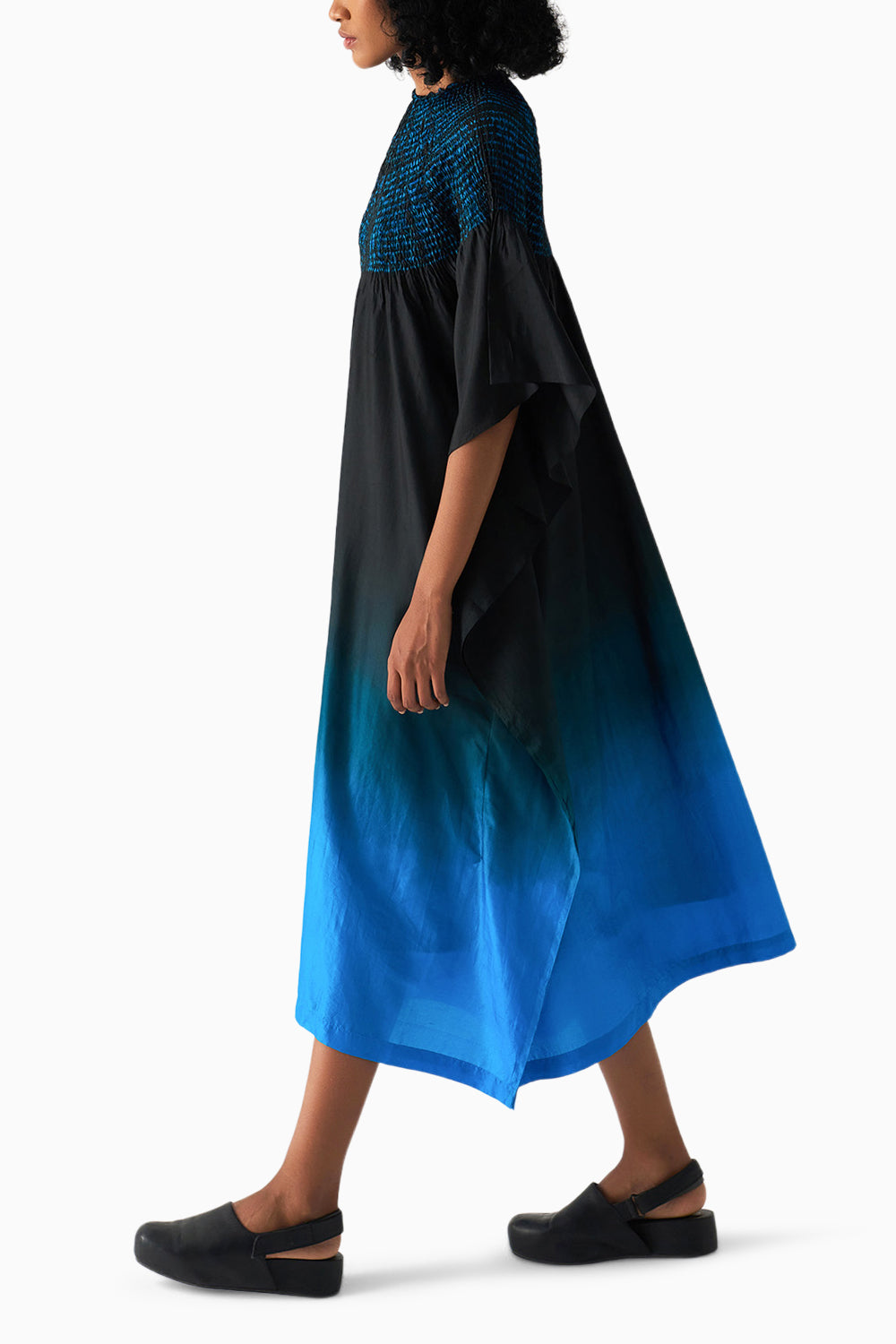 Methyl Blue Black Sector Kaftan