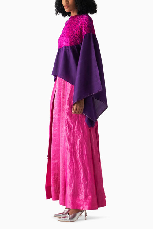 Purple Rani Sector Drape