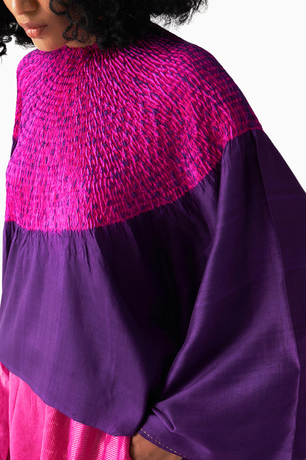 Purple Rani Sector Drape