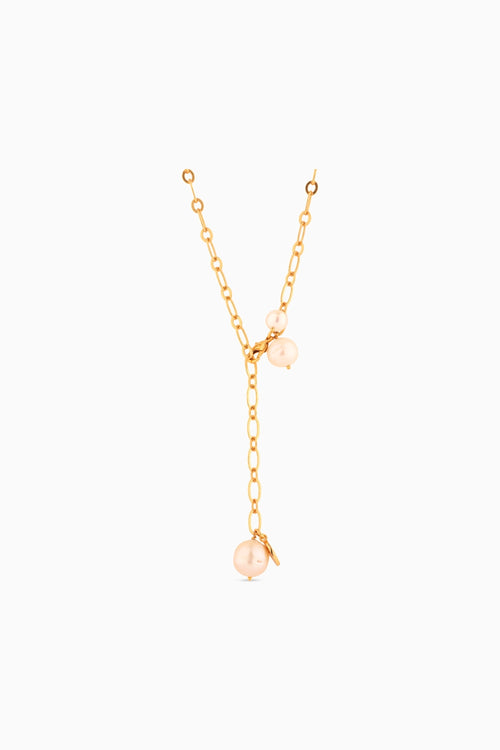 Tri-Pearl Linked Chain