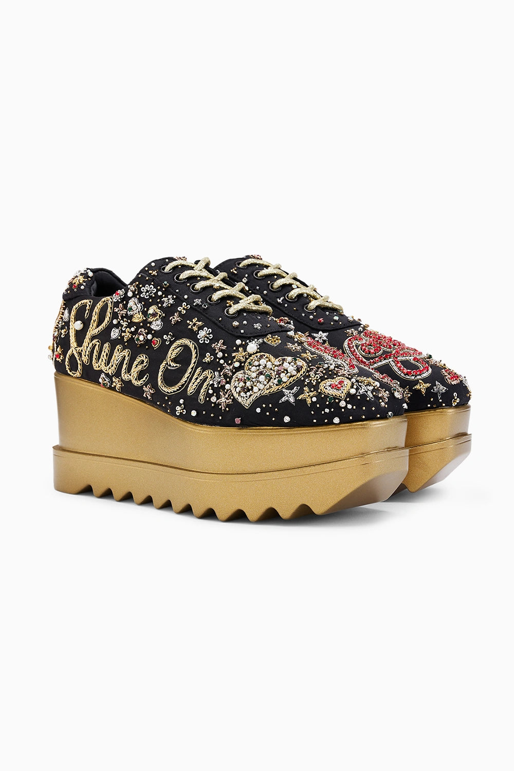 Lustre Love Wedge Sneakers