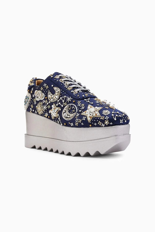 Moonwalk Wedge Sneakers