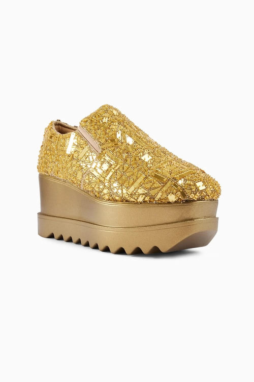 Mosaic Wedge Sneakers