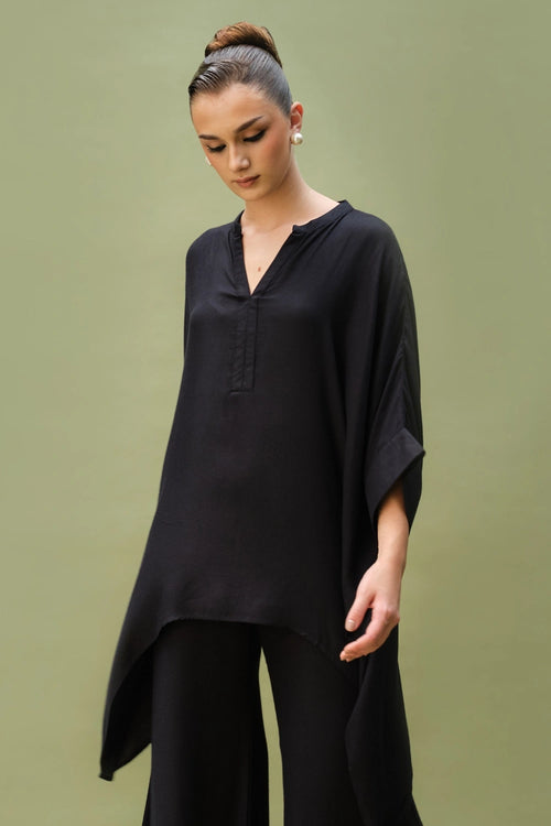 Nino Black Top With Pants